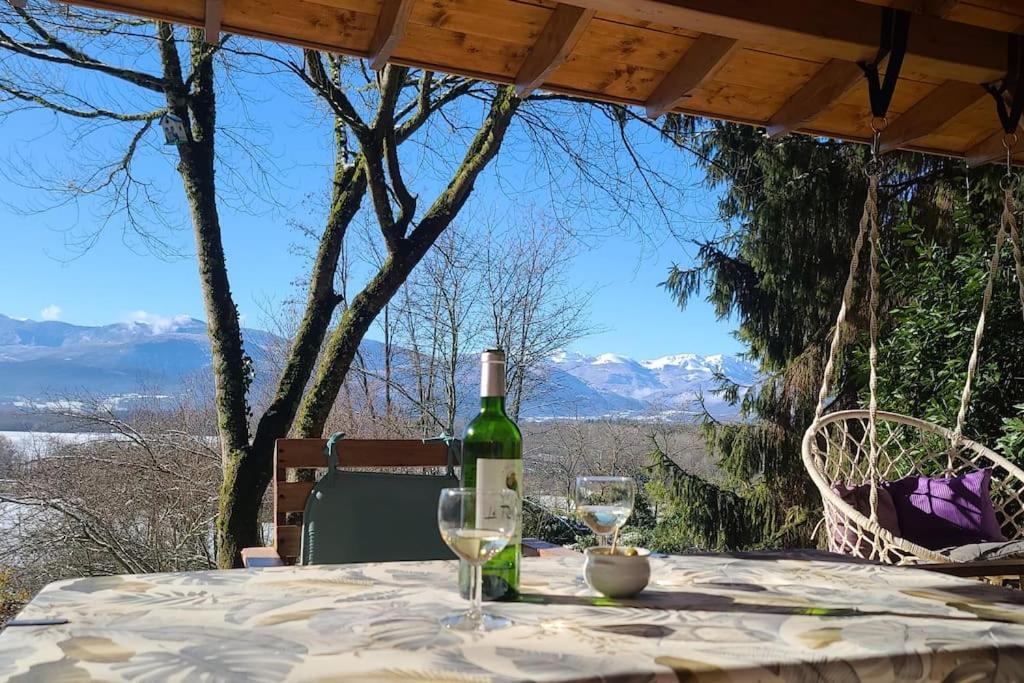 Cabane Dans Les Bois Avec Vue Sur Les Pyrenees Saint-Laurent-de-Neste Εξωτερικό φωτογραφία